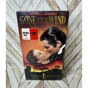 New MGM Gone With The Wind VHS Movie Gold Box Factory Sealed 1939 Classic Film